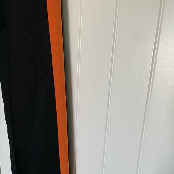 Made in Italy Black with Orange Stripe Tux Trouser - Picture 8 of 13